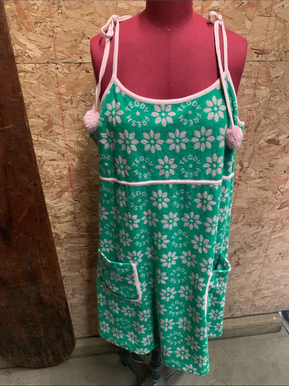 Teddy Fresh terry cloth dress